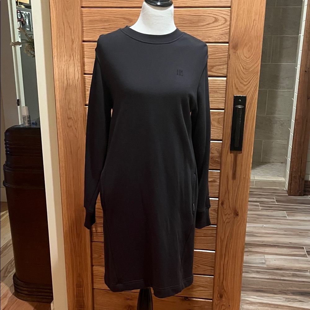 Duluth Trading Co Black Long Sleeve Dress
